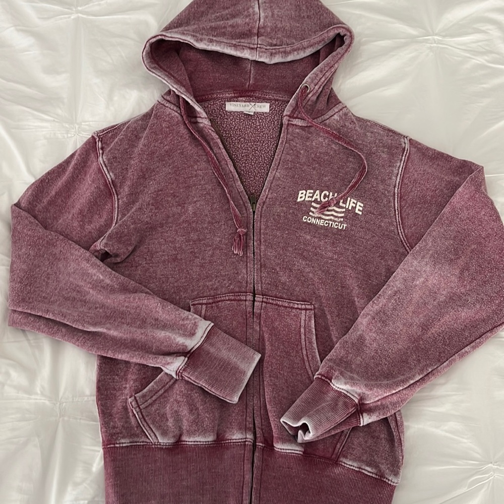 Beachy zip up